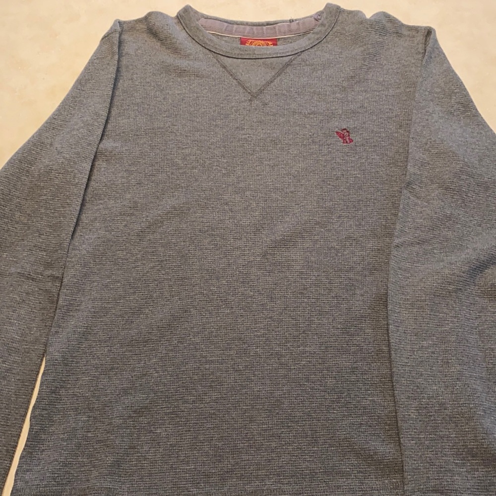 Who.a.u long sleeve waffle shirt